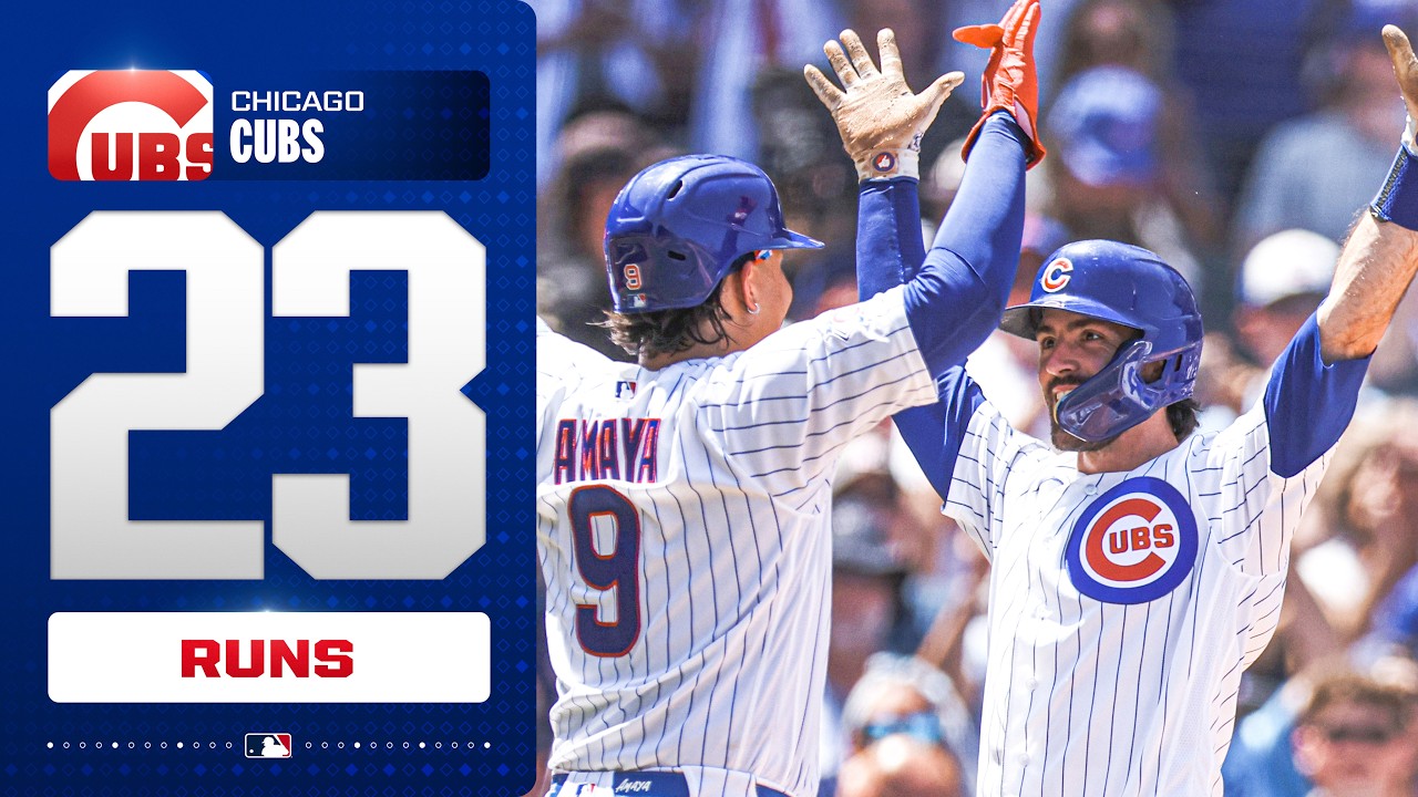 ALL 23 RUNS: Cubs score 23+ runs in a game for the first time since 1995(!) | MLB Highlights