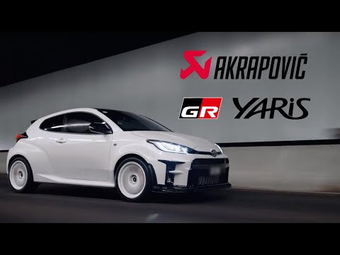 GR Yaris fitted with Akrapovic Slip-On Race Line (Titanium) Exhaust System | 4K Cinematic