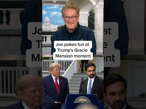 Joe pokes fun at Trump’s Gracie Mansion moment