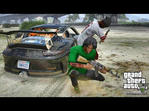 GTA 5 REAL LIFE CJ MOD #4 ALMOST GOT AWAY!! (GTA 5 REAL LIFE MODS/ THUG LIFE)
