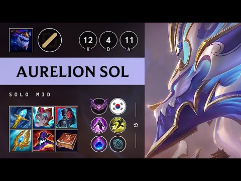 Aurelion Sol Mid vs Orianna - KR Master Patch 25.18