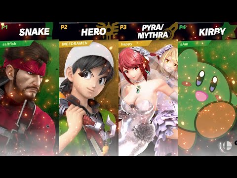 230722 - Super Smash Bros. Ultimate. saltfish sAm vs INEEDRAMEN happy. 2 Game Set.