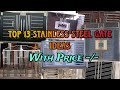 Top 13 Modern Stainless Steel Iron Gate Design In 2025 With Price Size And Matel
