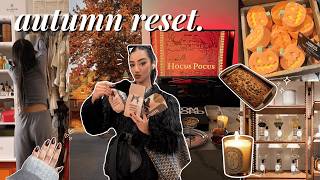 AUTUMN RESET 🍂 | fall shopping, baking, clothing haul, deep clean, self-care & romanticizing life