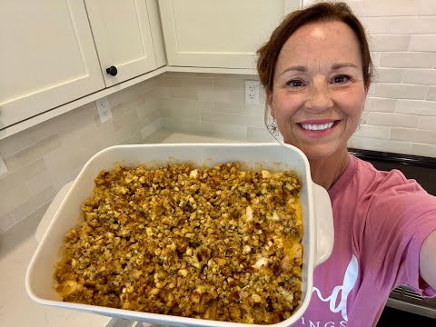 Chicken Stuffing Casserole | Making my daughter's favorite meal as a kid