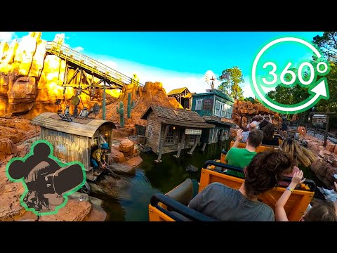 360º Ride on Big Thunder Mountain Railroad at Magic Kingdom