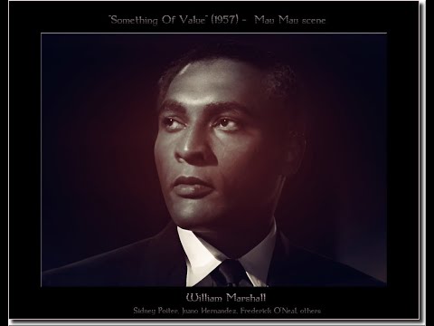 🎬"Something of Value" (1957) - 🎞️Mau Mau scene feat. *William Marshall, Sidney Poitier