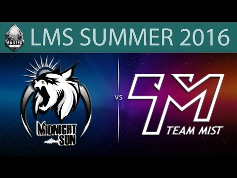 [LoL Highlights] MSE vs TM Game 2 | LMS Summer 2016 (16.06.2016) - Midnight Sun Esports vs Team Mist