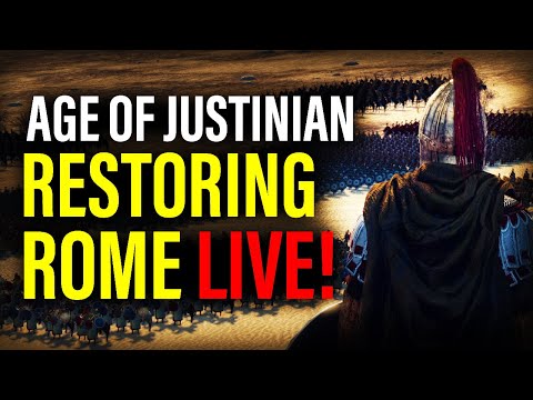 555 AD AGE OF JUSTINIAN CAMPAIGN LIVE! - Total War Mod Gameplay