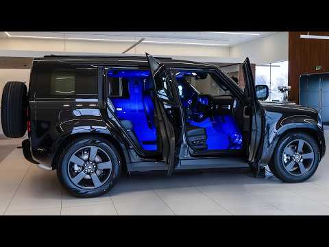 2025 Black Land Rover Defender HSE 110 - in depth Walkaround 4K