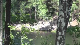 preview picture of video 'Литва Озеро Скайдрас Тарзанка 1 (Lithuania Skaidras Tarzan)'
