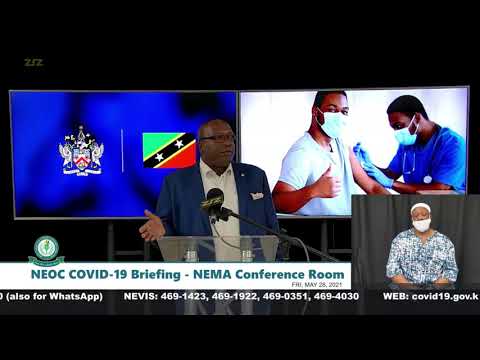 Dr. the Hon Timothy Harris Remarks NEOC COVID 19 Press Briefing May 28, 2021