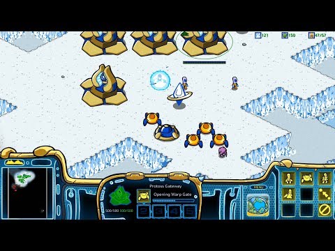 StarCraft: Cartooned (Carbot Remastered) BW Campaign Protoss Mission 4 - The Quest for Uraj