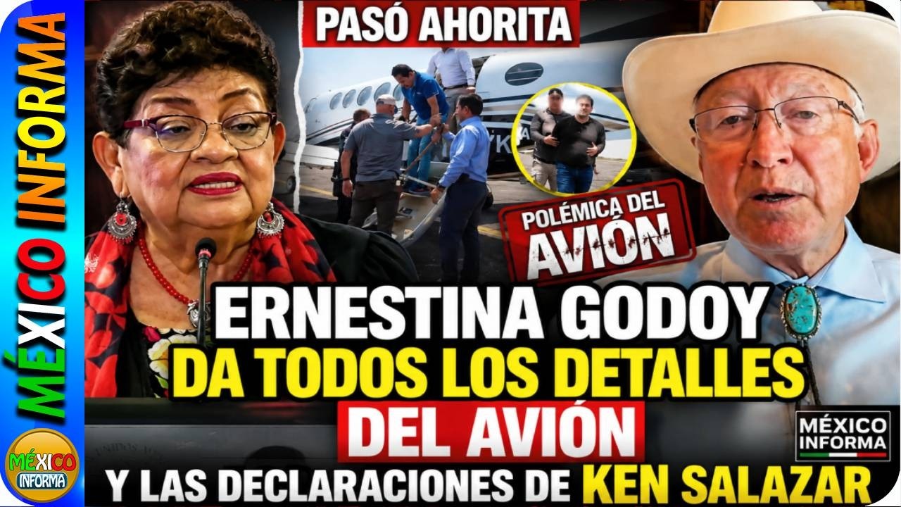 PASÓ AHORITA: ERNESTINA GODOY DA LOS DETALLES DEL TEMA DEL MAY0 Y LAS DECLARACIONES DE KEN SALAZAR.