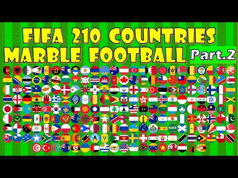 【FIFA 210 countries】Marble Football Ultra Tournament【Part.2】Qualifying Group C, D | Marble Factory