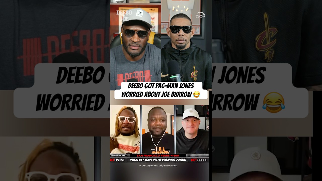 It’s scary hours for Pac-Man Jones and Ocho. They know their boy Joe Burrow is unhappy #DeeboAndJoe