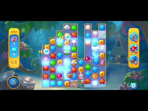 Fishdom 8707 Hard Level - NO 💣🧨💥