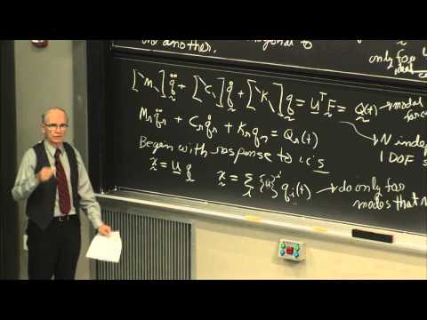 24. Modal Analysis: Orthogonality, Mass Stiffness, Damping Matrix