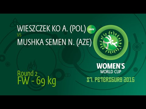 69 kg - Agnieszka Jadwiga WIESZCZEK-KORDUS (POL) df. Nadiia MUSHKA SEMENTSOVA (AZE), 6-4