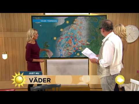 Väderspecial: Gummistövlar och sydväst - Nyhetsmorgon (TV4)