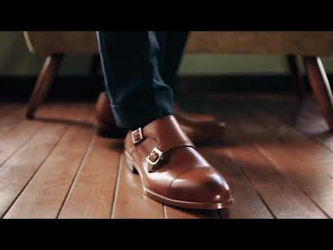 Beckett Simonon - Hoyt Monk-Straps in Tan #BeckettSimonon