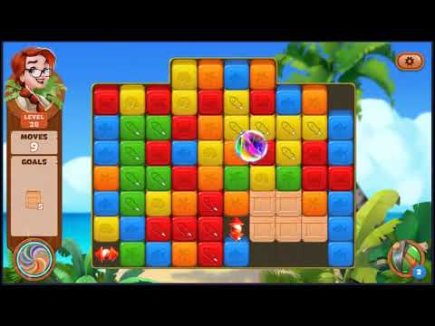 Lost Island Blast Adventure Level 28 - NO BOOSTERS 🏝️ | SKILLGAMING ✔️