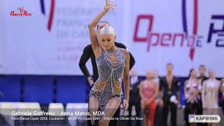 SARAH CONNER &amp; MARC TERENZI - Just One Last Dance (GABRIELE GOFFREDO &amp; ANNA MATUS - PARIS OPEN 2018)