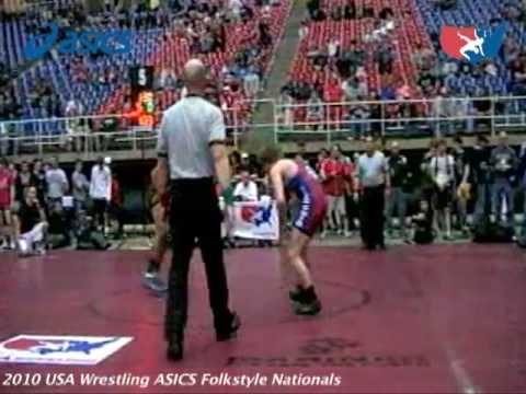 USAW Junior Folkstyle Nationals: 130 pound final - Christopher Halblom vs. Joey Delgado