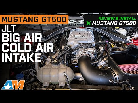 2020-2022 Mustang GT500 JLT Big Air Cold Air Intake with Red Oiled Filter Review & Install