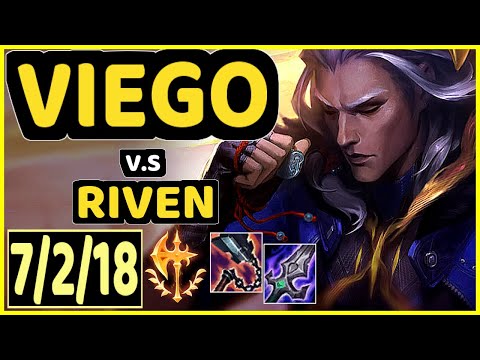 VIEGO vs RIVEN - 7/2/18 KDA TOP GAMEPLAY - NA Ranked DIAMOND