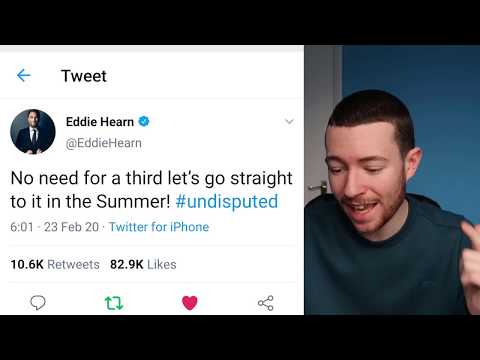 Dillian Whyte Responds to Eddie Hearn Wanting Unification Fight Instead of His Chance to Fight Fury