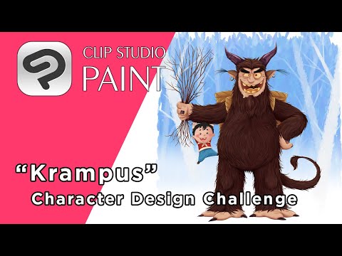 KRAMPUS | Character Design Challenge #108 art by O.Ustuner