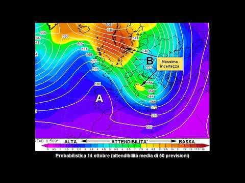 METEO fino al 12 ottobre 2021 e tendenza successiva