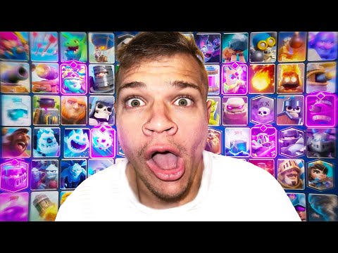 Using EVERY Card in Clash Royale in 1 Video