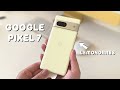 Google Pixel 7 (Lemongrass) Unboxing | Aesthetic | Camera Test | Genshin Impact