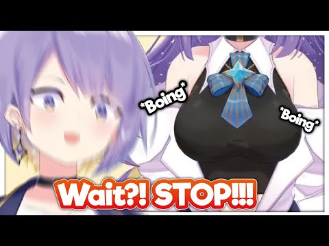 Ninja Shark clips - Moona panics after she learn that her 3D Booba jiggly Physics is REAL !!!
