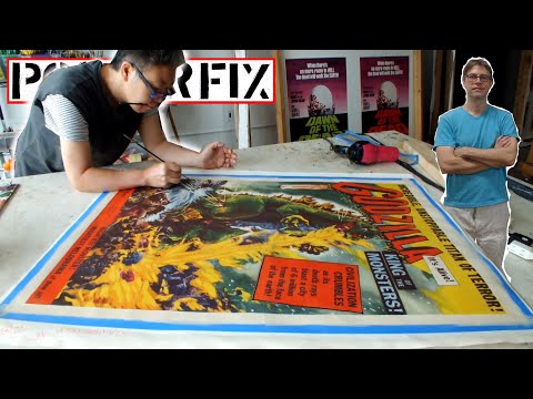 image-What size are Godzilla (Gojira) movie posters?