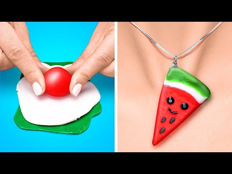 Lindas Artesanías EN Arcilla Polimérica || Mini Decoración Y Joyería DE Bricolaje