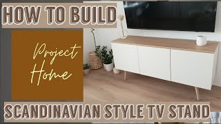 Build a Scandinavian-Style TV Stand | Minimalist DIY Furniture Project