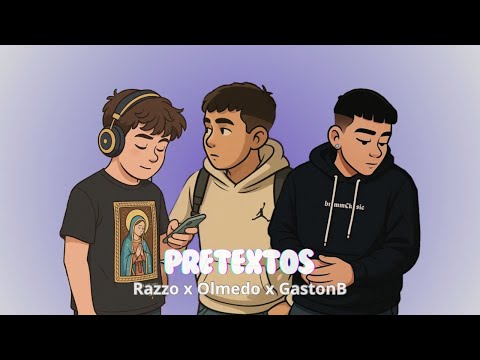 Pretextos - Razzo X @OlmedoMx X @GastonBarberoTBDV (Video Lyrics) Prod. @Tusichimi