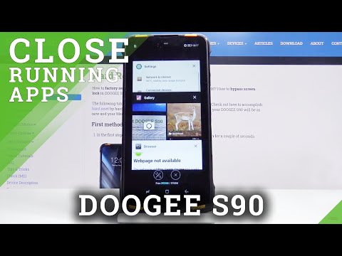 Turn Close Running Applications on Doogee S90 - Turn Off Apps
