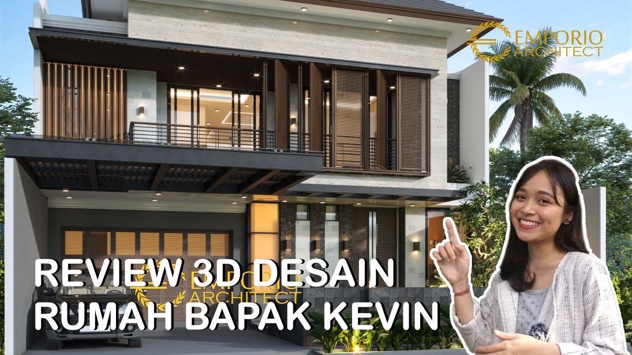 Desain Rumah Modern 2 Lantai Bapak Kevin Tangerang