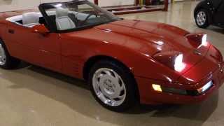 SOLD~ 1992 Chevrolet Corvette C4 Convertible, 17,603 Documented Origin