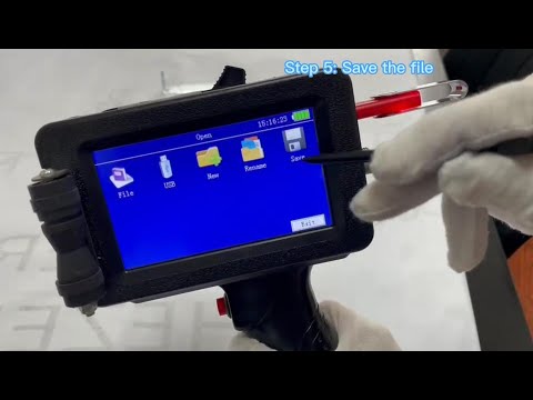 How to print excel file on USB with Phezer handheld printer P15 / P16?