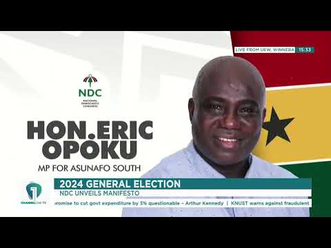 Eric Opoku Unveils NDC's Comprehensive Agenda for Agricultural Development | NDC Manifesto Launch