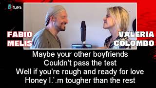 Fabio Melis &amp; Valeria Colombo - Tougher than the rest (Lyrics) - Bruce Springsteen cover