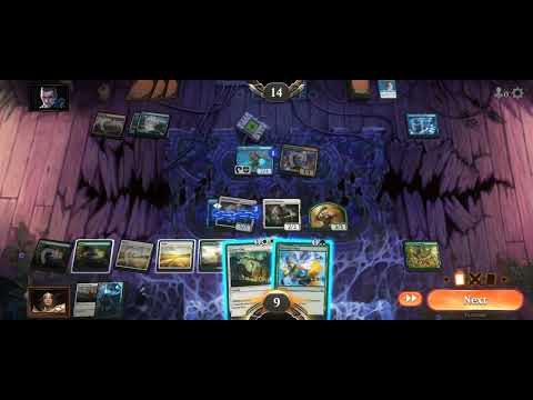 Magic Arena G/W vs Blue/Red Control