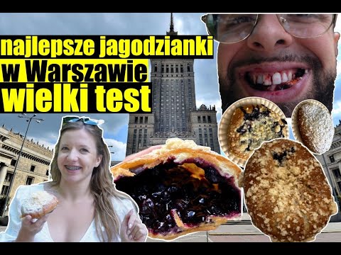 wielki test warszawskich jagodzianek 2022 🫐  jemy JAGODZIANKI przez cały dzień 🤯 #jagodzianki #2022
