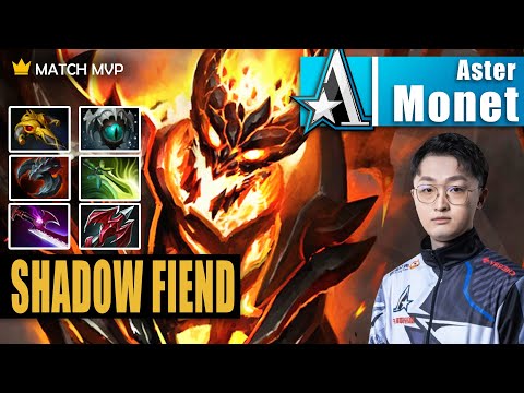 Shadow Fiend Safelane | Aster.Monet | SF CARRY - NEW 7.32C META SO STRONG | 7.32c Gameplay Highlight