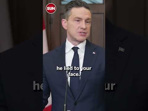 Pierre Poilievre says that Mark Carney, the new Liberal Leader has already sold out to Donald Trump.